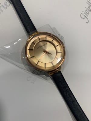 Orologio donna Le Briciole con cinturino sottile in pelle nero TP002NERO |  eBay