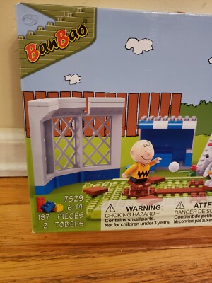 BanBao Peanuts Snoopy Peanuts Sports Building Block Set #7529 | eBay