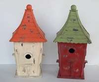 Yk Decor Wood Artisanal Birdhouse Yk Decor Wood Artisanal Birdhouse