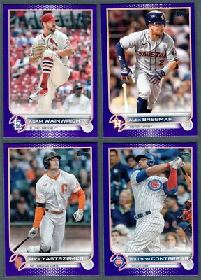 2022 Topps Series 1 Meijer Purple ~ You Pick ~ Complete Your Set