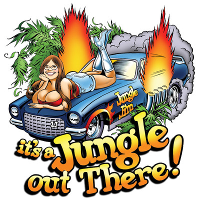 JUNGLE PAM JUNGLE JIM POSTER 24 X 24 Inches Looks Awesome! NHRA DRAG RACING