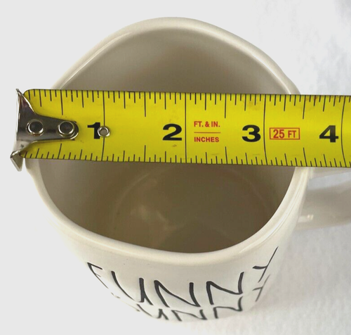 Rae Dunn Funny Bunny Ceramic Mug Magenta Farmhouse Country Decor 20 oz. NEW - Imagen 10 de 11