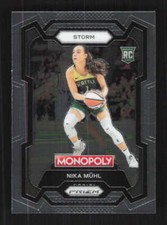 Nika Muhl 2024 Panini Prizm Monopoly WNBA Basketball Rookie Seattle Storm #4