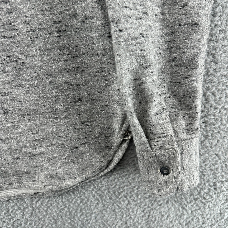 RGT Rogue Territory Shirt Mens Medium M Gray Flannel Long Sleeve Button Up Shirt - Image 4 of 4