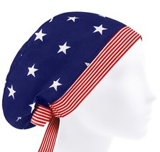 Scrub cap, scrub hats, surgery caps, surgical hat, stars flag or hat, nurse cap