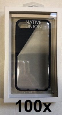 NEW Lot of 100 Native Union CLIC Clear Phone Case for Apple iPhone 8 7 6 6S SE
