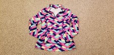 Fila Fleece Half Zip Pullover Women's Size Small Multi Color