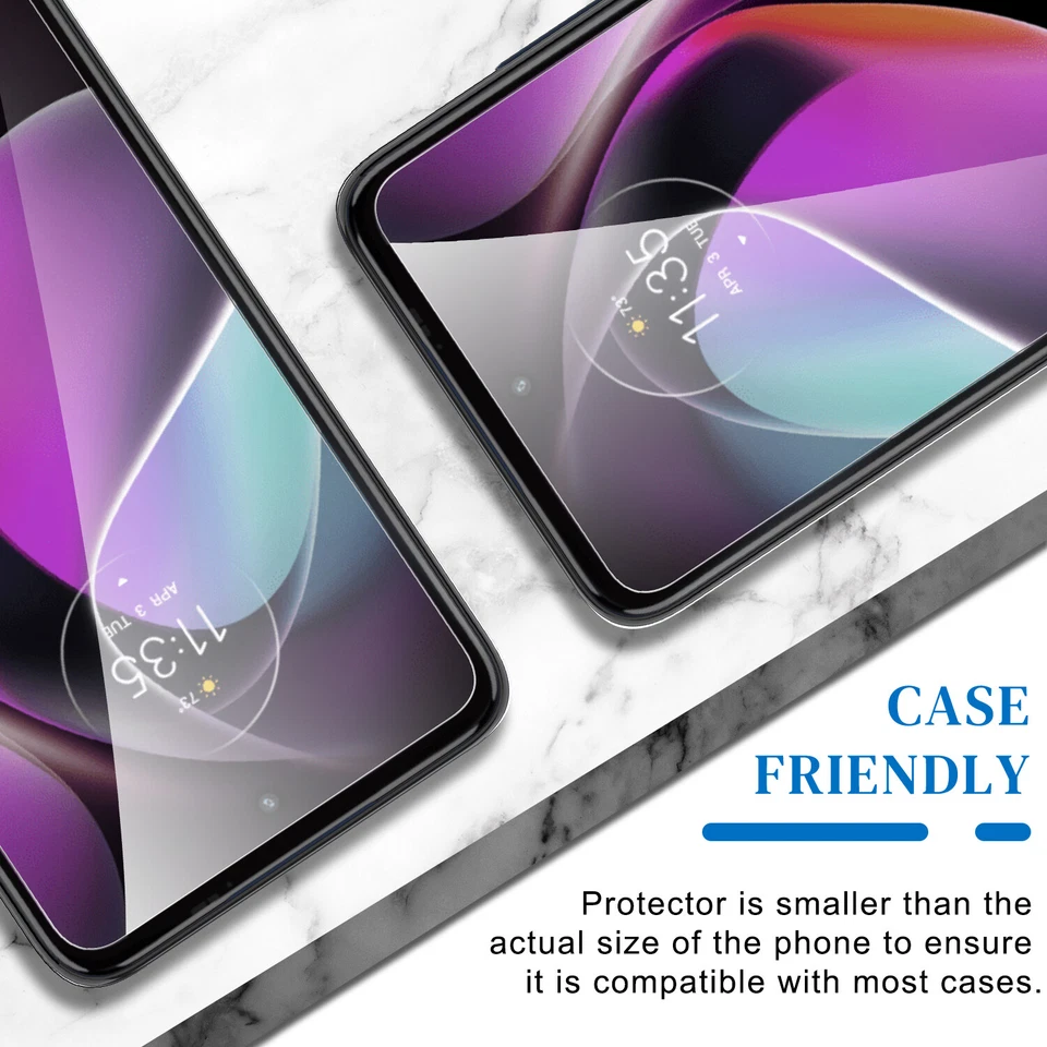2 Pack For Motorola G 5G 2025- 9H TEMPERED GLASS SCREEN PROTECTOR ,Case Friendly - Image 4 of 4