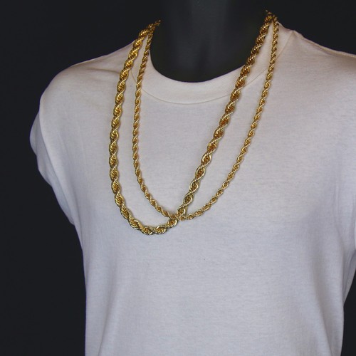 Men's 24K Gold Plated 10mm \u0026 4mm 30 