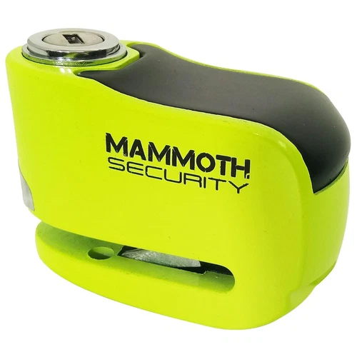 Mammut Motorrad Security Gremlin Alarm Scheibenschloss 6mm gelb Roller Quad