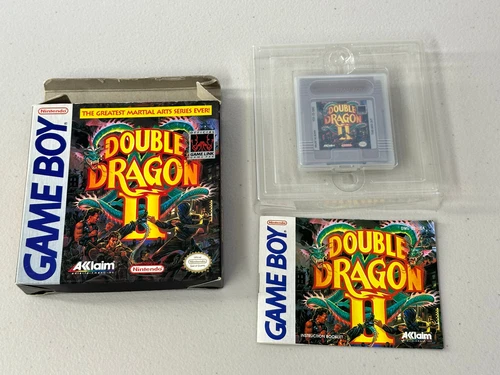 Double Dragon II (Nintendo Game Boy) Complete Box Game & Booklet