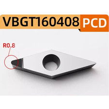 4pcs VBGT160408 PCD turning inserts VBMT332 diamond inserts for aluminum