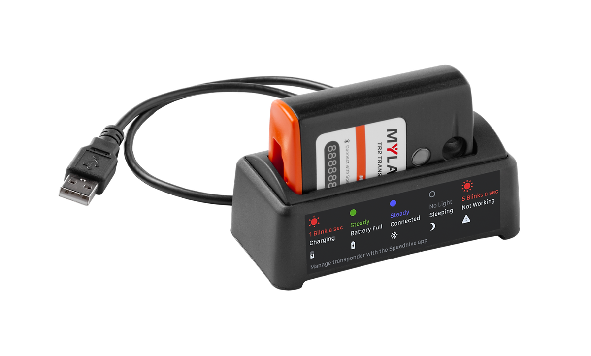MyLaps TR2 MX (motocross) Rechargeable Transponder w/ 1-year