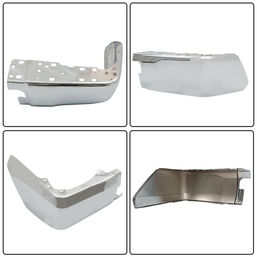 NUEVO 2 piezas de acero cromado LH/RH parachoques extremos kit combinado para Toyota Tundra 2014-2021 - Imagen 11 de 13