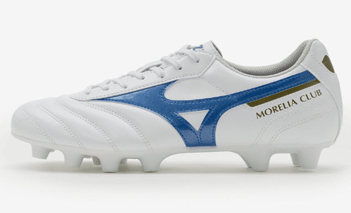 Mizuno Men Morelia II CLUB MD Cleats White Football Spike Futsal