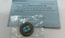Unactivated Geocaching "PAMag76 Chicago USA" Trackable Tag New