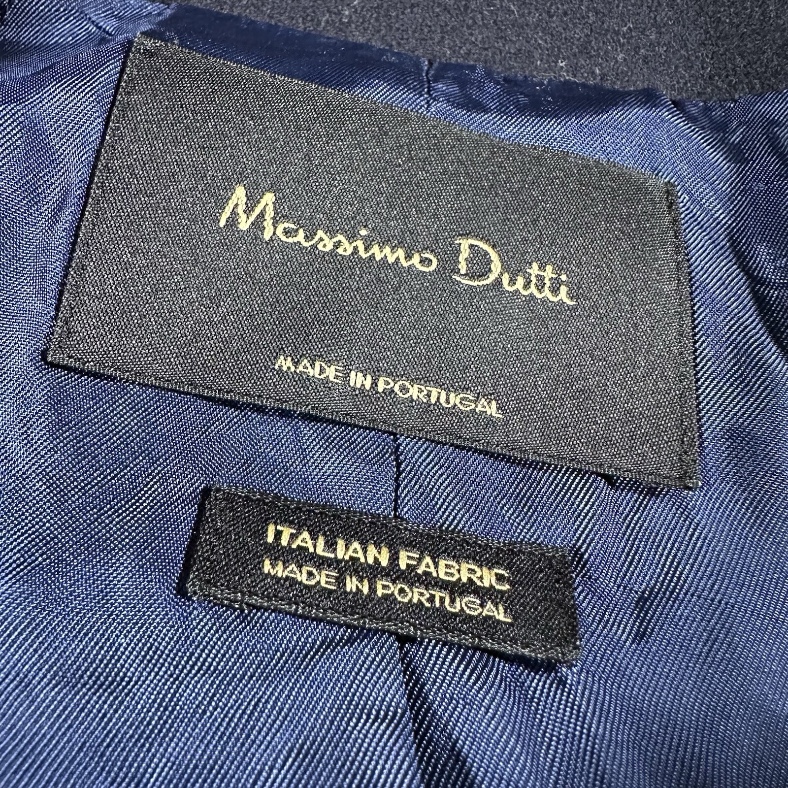 Massimo Dutti Womens Wool Jacket Button Pockets Italian Fabric Size 8 Medium thumbnail 9