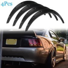 4pcs 4.5 Fender Flares Wide Body Kit Wheel Arches Black For Ford Mustang Gt Gts