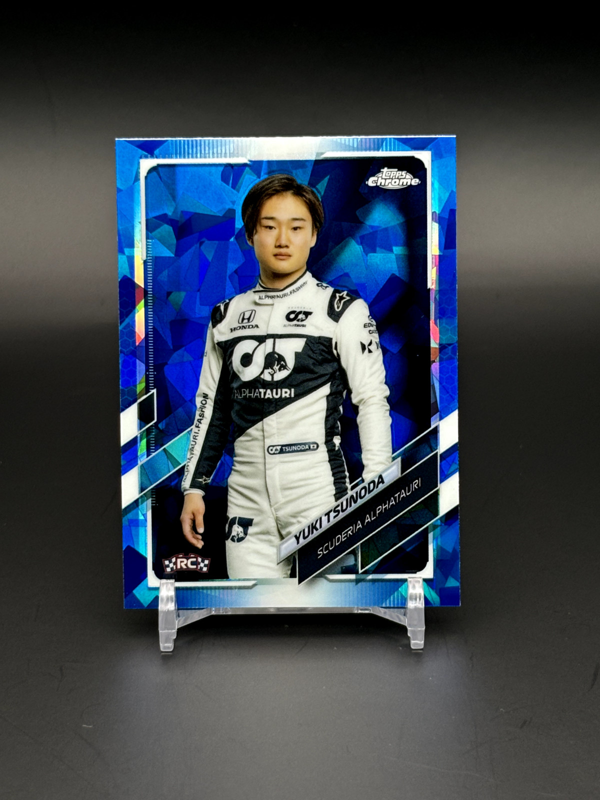 2021 Topps Chrome Sapphire Edition Formula 1 - F1 Racers #14 Yuki Tsunoda (RC)
