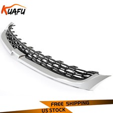 Kuafu Front Upper Grille Grill For 2014-2016 Chevrolet Malibu W Chrome Molding Kuafu Front Upper Grille Grill For 2014-2016 Chevrolet Malibu W Chrome Molding