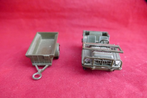 1/43 Solido Jeep Mercedes auto union avec remorque - Réf 212 5/66 - Imagen 6 de 7