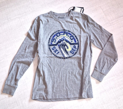 SOHO * S.O.H.O.* Pullover Langarmshirt * SKI * GRAU * Gr. M _(e)