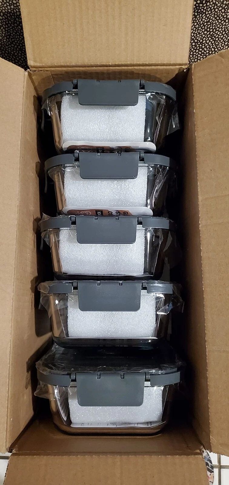 10 Pack Glass Food Storage Containers With Lids Airtight Meal Prep Glass Lunch