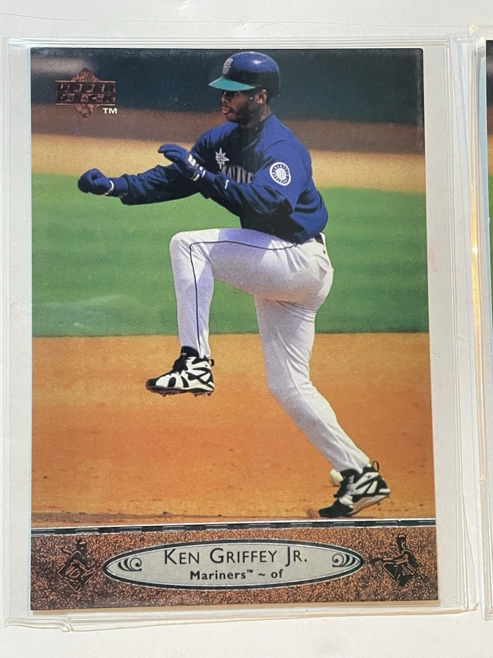 Griffey Jr 1996 UD 1-Autographed Super Jumbo 5” X 7”  #KG1996 & 200 2-Cards - Image 3 of 4