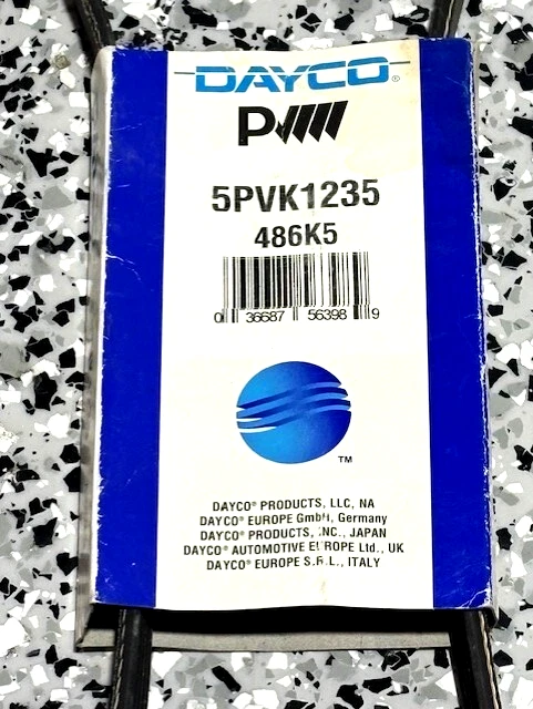 Nuevo cinturón Dayco Serpentine 5PVK1235 para Nissan Frontier Xterra 1999-2004 3,3 L Foto 2 de 2