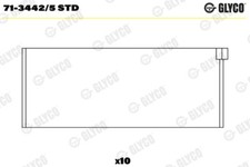GLYCO 71-3442/5 STD Big End Bearings for AUDI,VW