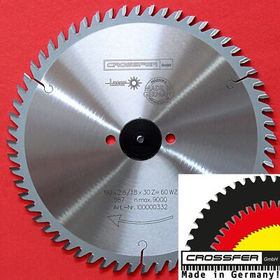 HM Sägeblatt 190x30mm Z60 WZ PREMIUM-QUALITÄT *MADE IN GERMANY* Kreissägeblatt
