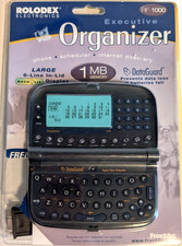 Rolodex RF-1000 Executive Organizer 1MB Memory w/ Data Guard - New