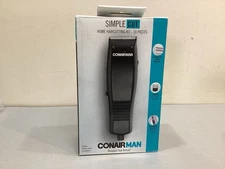 Conair Man Simple Cut Corded Hair Clippers Haircutting Kit 10 Piece Set CONAIR