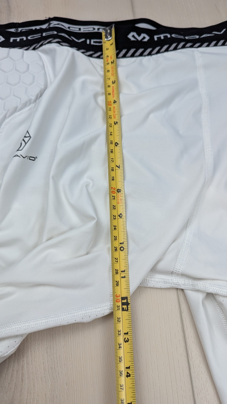 McDavid Padded Athletic Compression Pants White M… - image 8