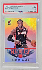 2012 Panini Marquee Lakers LeBRON JAMES Basketball Card PSA 9 MINT