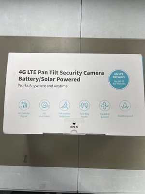 4G LTE Cellular Security Cameras Outdoor, 2 Pack No WiFi Security Camera Solar 2