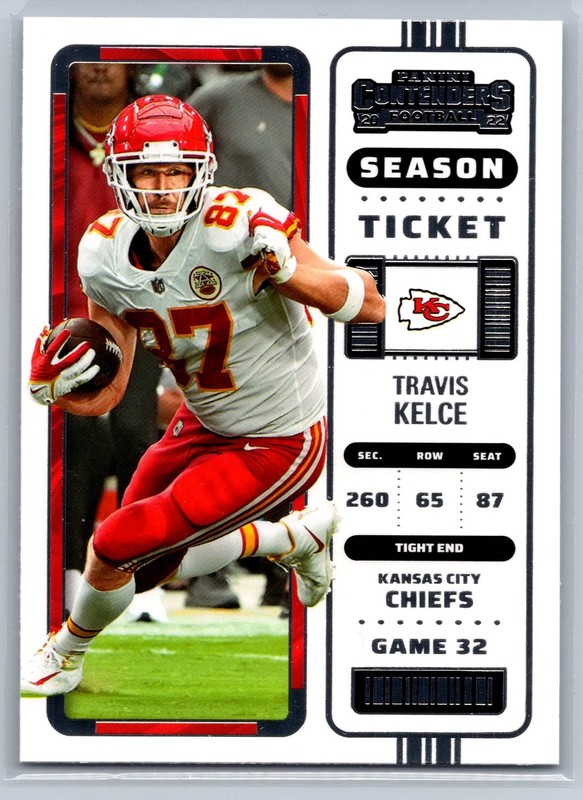 2022 Panini Contenders #59 Travis Kelce Kansas City Chiefs