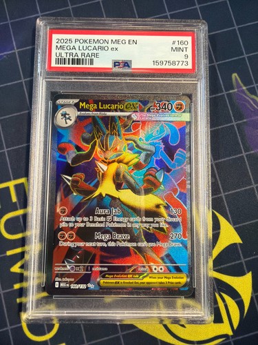 mega lucario pokemon card price M EX  Good Condition, 15.00 for Sale proof acrylic case and featuring a striking image of the captivating character M2a] Mega Lucario ex 092/193RR