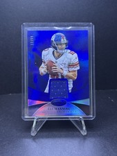 2013 Certified Eli Manning Patch Blue 12/99 Giants