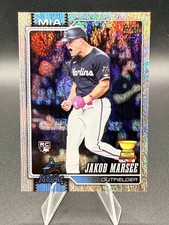 2026 Topps Series 1 - Jakob Marsee RC Cup #37 Holo Foil Parallel  Miami Marlins