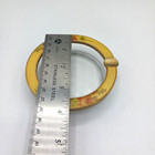 Vintage Floral Enamel, Metal & Glass Ashtray The Bucklers 5th Avenue Brand — photo 3