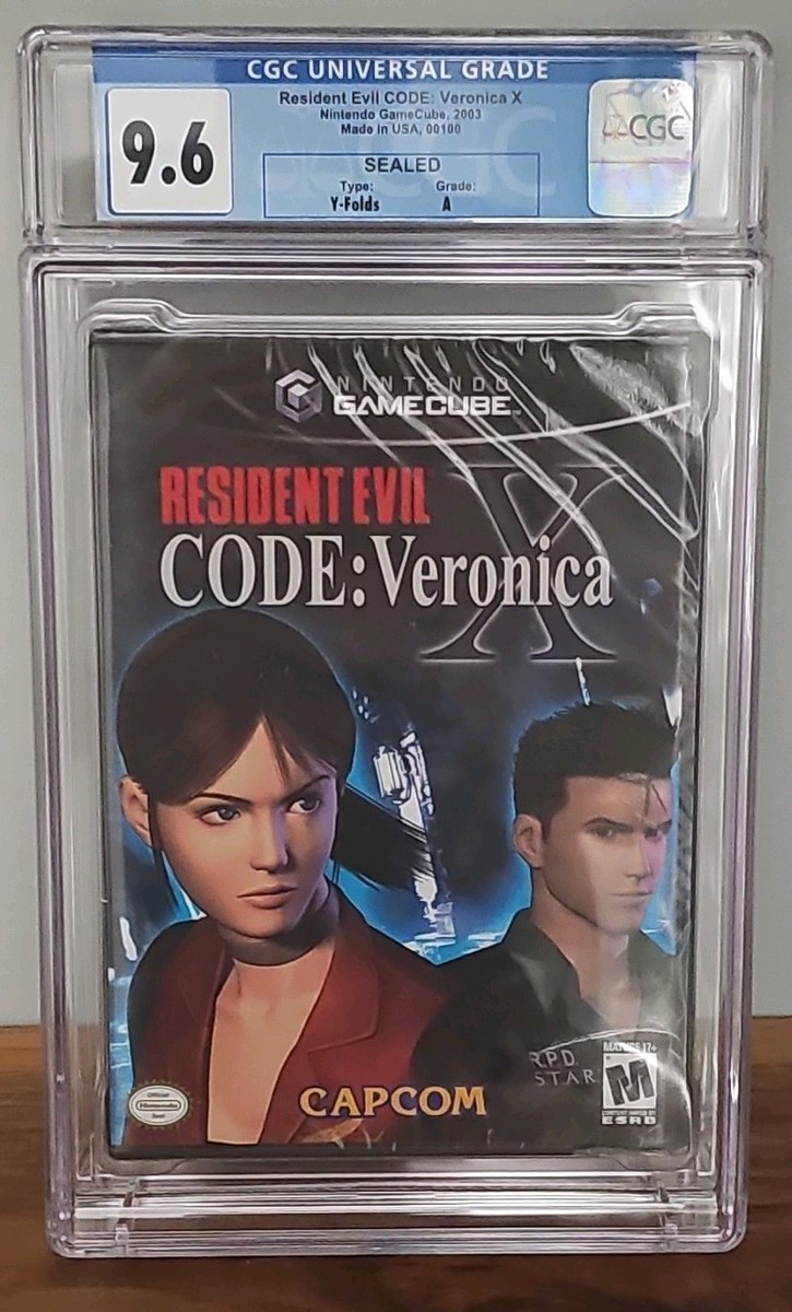 Resident Evil - Code Veronica X (Nintendo GameCube, 2003) Graded