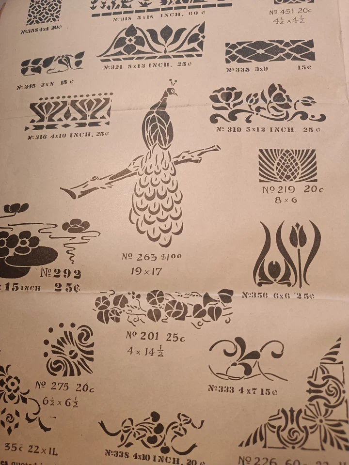 Embroidery Pattern Galvanic Soap + Art Stencil Designs Spring 1911 Capper Publ!! - Image 4 of 4