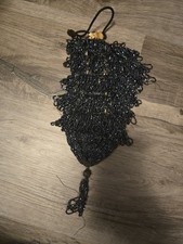 Vtg Antique 1920s Flapper Purse Beaded Hand Bag Evening Pouch Glass Seed Bead