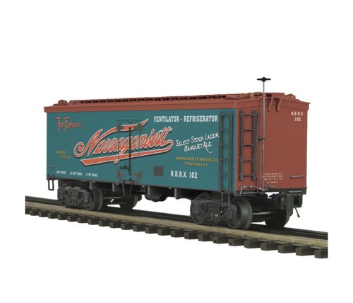 MTH 20-94317, COCHE FRIGORÍFICO NARRAGANSETT ALE 36' LADO MADERA. (NUEVO) | Zustand: New