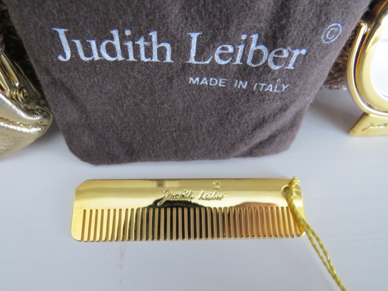 Judith Leiber Snakeskin Python Clutch Handbag w/m… - image 13