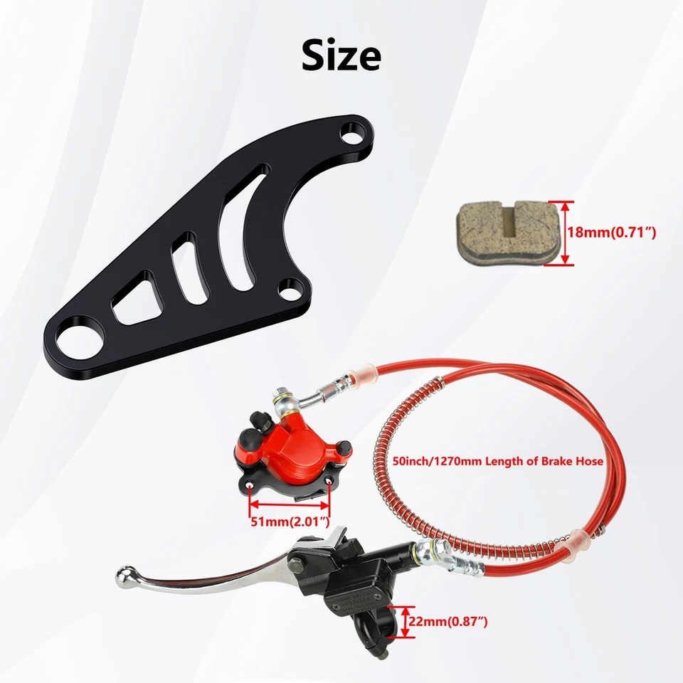 Комплект адаптеров суппорта главного цилиндра гидравлического дискового тормоза мини-велосипеда для CT100U - Изображение 2 из 4