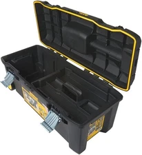 For DeWalt DWST28001 Structural Foam Water Seal Plastic Tool Box,Black