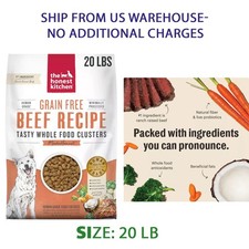 The Honest Kitchen Grain Free Clusters Adult Dog Dry Food - Beef, size: 20 Lb