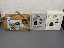 TRAVELER'S notebook 20th Anniversary Customization Set Card Size Black Brown 3pc